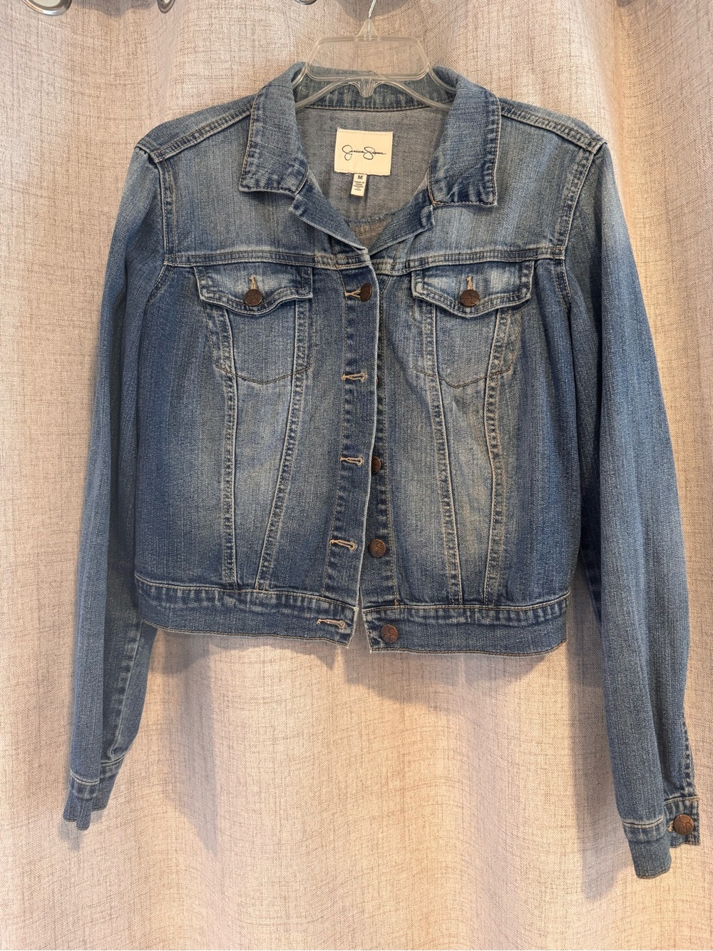 Jessica Simpson Light Blue Denim Trucker Jacket